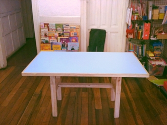 mesa de pino + formalita color